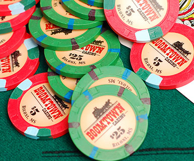 Boomtown Green Felt Table Game 2