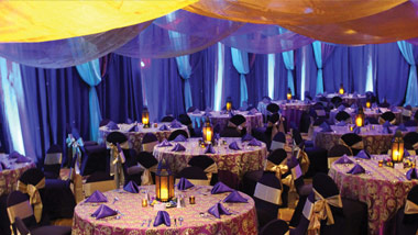 Boomtown event set up